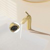 PAGED Waterfall Bathroom Faucet Single Handle Lavatory Basin Sink Faucet with Ceramic Disc Valve, 1-Hole Faucet for Bathroom Sink - 3 of 4