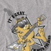 Toddler Boys' Garfield Im With the Band T-Shirt Athletic Heather - 3 of 4