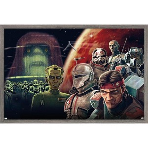 Trends International Star Wars: The Bad Batch By Eddie Holly Framed Wall Poster Prints - 1 of 4