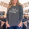 Simply Sage Market Talk Football To Me Garment Dyed Sweatshirt - 2 of 4
