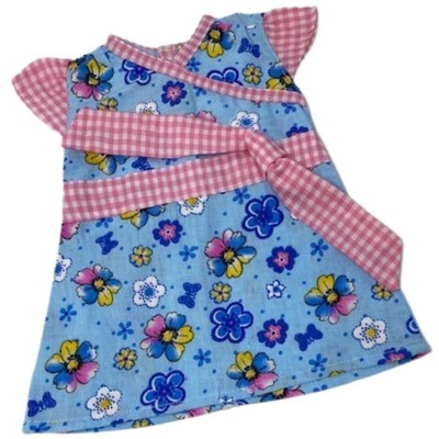 Doll Clothes Superstore Flowers And Checks Aline Dress Fits Cabbage Patch And 18 Inch Girl Dolls
