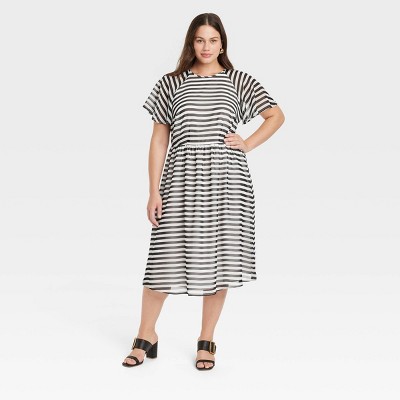 Women's Plus Size Va Va Voom Dress - Scarlet