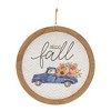 Autumn Wall Plaques Set of 2-– “Fall Sweet Fall” & “Hello Fall” – 11.75"H – By Melrose - 3 of 3