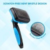 BOSHEL Dog Slicker Brush - Self Cleaning Dog Grooming Brush – Dog Brush For Shedding Small & Large Pets - Detangling Hair, Removing Matts - 2 of 4