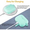 BONGEEK AirPods Pro Case Cover,Soft Silicone Protective Cases Cover Skin for Apple AirPod Pro 2 Charging Case Keychain Front LED Visible,Mint Green - 3 of 4