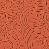 Collections Etc Luxe Textured Diamond Design Scalloped Edge Pillow Sham - 3 of 3