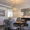 LLHZSY Retro Antique Sphere Crystal Chandelier Adjustable Dining Room Chandelier - Brass - W11 4/5"/17 4/5"/23 3/5" - 2 of 4