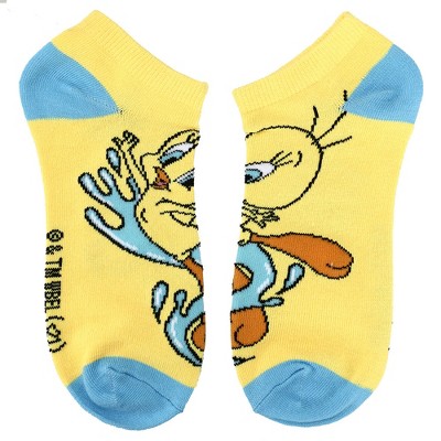 Looney Tunes Cartoon Characters Unisex Set of 5 Crew Socks Looney Tunes Cartoon Characters Unisex Set of 5 Crew Socks