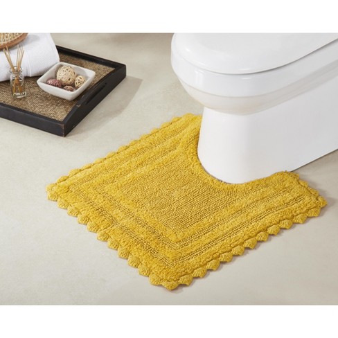 Set Of 2 Griffie Collection Mustard 100% Polyester Rectangle Bath Rug -  Better Trends : Target