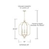Capital Lighting Ophelia 6 - Light Chandelier in  Winter Gold - 3 of 4