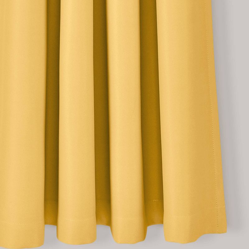 Set of 2 Insulated Grommet Top Blackout Curtain Panels - Lush Décor, 5 of 19