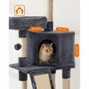 Feandrea 45.3″ H Cat Tree Cat Tower, Multi-Level Cat Play House, Climbing Tree - 2 of 4