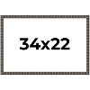 PosterPalooza | Deco Black Picture Frame - UV Acrylic, Backing Board, Hanging Hardware Included - 2 of 4