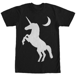 Men's Lost Gods Crescent Moon Unicorn T-Shirt - 1 of 4
