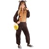 HalloweenCostumes.com Adult Jumpsuit Costume Brown Bear - image 2 of 4