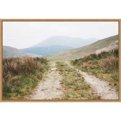 Amanti Art Scottish Highlands Road I by Laura Marshall Canvas Wall Art Print Framed 23 x 16-in.