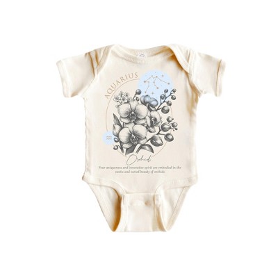 Aquarius Floral Celestial - Baby Boy Girl Clothes Infant Onesie® Funny Cute Newborn GS1