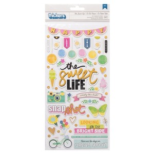 Thickers Vicki Boutin Sweet Rush The Sweet Life Stickers, 107pcs - 1 of 4