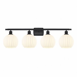 White Venetian - 4 Light Bath Vanity In Modern Style-11 Inches Tall and 38 Inches Wide - 1 of 1