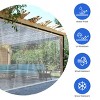 Covers&All Heavy Duty Multipurpose Clear Tarp with Grommets, Waterproof 20mil Vinyl Material Designed for Indoor or Outdoor Use - 3 of 4