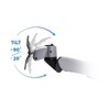 Mount-It! Height Adjustable Full Motion Professional Spring Arm Single Monitor Desk Mount | Fits Up to 32 in. Screens | Cable Management | Silver - 4 of 4