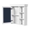 Grungis Wall Mounted Bathroom Storage Cabinet,30'' x28'' Medicine Cabinet with Mirror and 3 Shelves,Storage Cabinet for Bathroom - 4 of 4