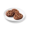 Soft Baked Chocolate Caramel Flavored Brownie Cookie - 8oz - Favorite Day™ - 2 of 4