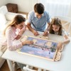 VEVOR 1000 Piece Rotating Puzzle Board with 5 Drawers and Cover, 29x21 in Portable Wooden Table, Jigsaw Puzzle Accessories for Adults,  Beige - 2 of 4