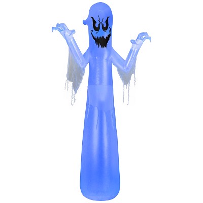 Gemmy Giant Airblown Inflatable Scary Ghost with Flickering Light, 12 ft Tall, Multi
