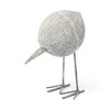 HomeRoots 7" Off White Resin And Metal Snipe Bird Tabletop Sculpture - 4 of 4