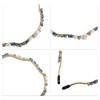 Unique Bargains Women's Rhinestone Vintage Wavy Faux Pearl Headband - 3 of 4