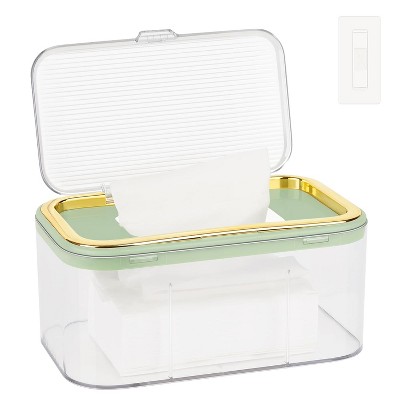 Baby Wipes Dispenser with Large Capacity, Wipe Holder Container Keeps Wipes Fresh and Easy to Open