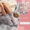 Autumn Winter Fuzzy Socks Womens Cozy Fluffy Warm Socks for Women Mom,Birthday Christmas Gifts for Her - 2 of 4