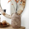 LuxenHome Marble Brown Ceramic 11.5-Inch Tall Jug Vase with Handles Multicolored - 4 of 4