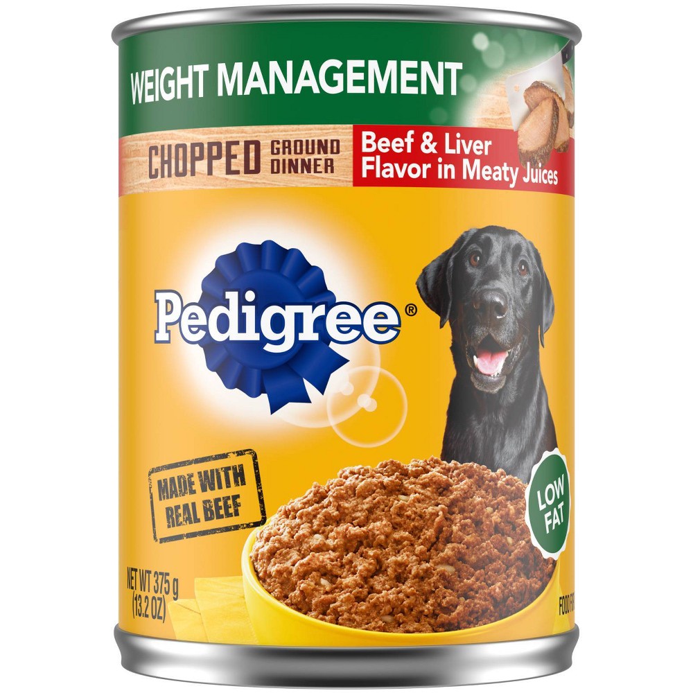 UPC 023100019130 product image for Pedigree Weight Management Dinner Beef, Chicken and Liver Wet Dog Food - 13.2oz | upcitemdb.com