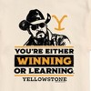 Men's - Yellowstone - Your Either Winning Or Learning Short Sleeve Graphic T-Shirt - 2 of 4