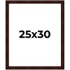 PosterPalooza | Distressed Brown Picture Frame - UV Acrylic, Foam Board Backing, Hanging Hardware - 2 of 4