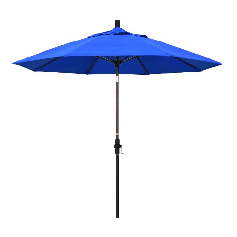 9' Aluminum Collar Tilt Crank Sunbrella Patio Umbrella - California Umbrella, 1 of 8