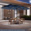 Tangkula 15.5 FT Double-sided Patio Umbrella w/ Solar Lights Outdoor Twin Size Umbrella - 3 of 4