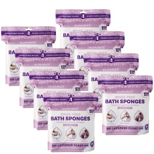 Scrubzz No Rinse Bath Wipes for Adults Bathing, Adult Rinse Free Bath Sponges - Disposable - 1 of 4