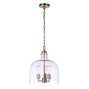 Craftmade Lighting Jackson 3 - Light Pendant in  Satin Brass - 1 of 1