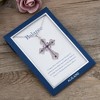 Anna-Kaci Purple Lavender Rhinestone Celtic Cross Necklace with Message Card & Envelope Jewelry Gift - 3 of 4