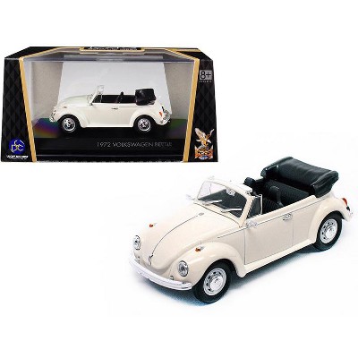 1972 Volkswagen Beetle Open Top Convertible Cream 1/43 Diecast Model Car by Road Signature