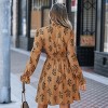 Women's Boho Chic Floral Print Smocked Dress - Cupshe - 4 of 4