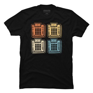 Men's Design By Humans I make Beats In Color By MusicoIlustre T-Shirt - 1 of 2
