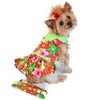 Doggie Design Hawaiian Red Hibiscus Designer Dog Dress - image 3 of 3