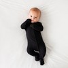 Toddler Black Rib Convertible One Piece - Posh Peanut - 3 of 4