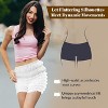 Malco Modes Women’s Ruffle Shorts – Lace Bloomers for Costumes, Dancewear, Vintage & Y2K Outfits-White - 3 of 4