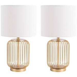 Portlia Table Lamp (Set of 2) - 21.3 Inch Height - TBL7001 - Copper - Safavieh - 1 of 4