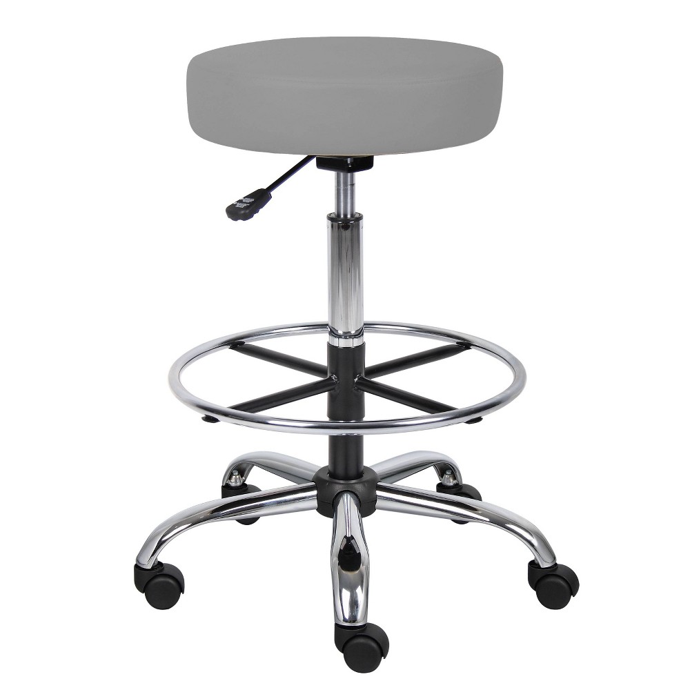 Photos - Computer Chair Medical/Drafting Stool Gray - Boss Office Products